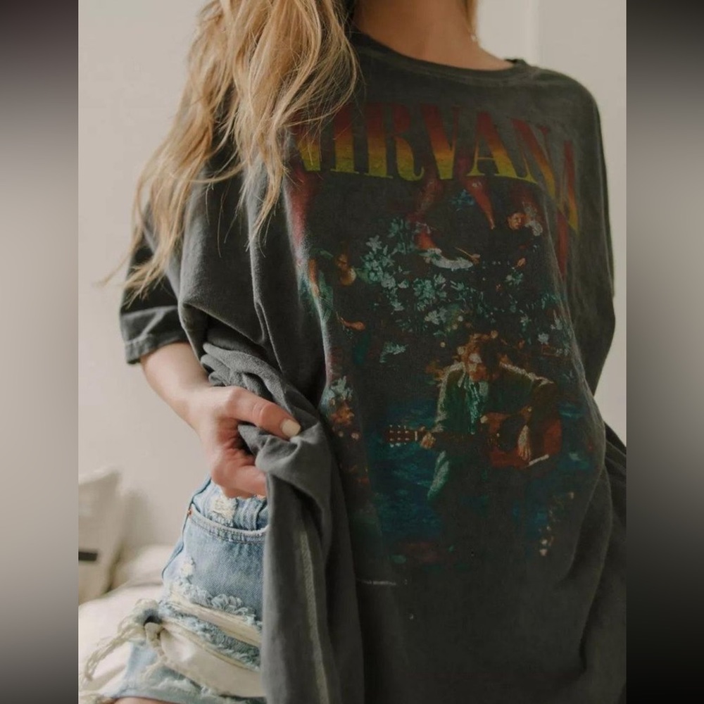 Urban Outfitters Nirvana Distressed T-shirt